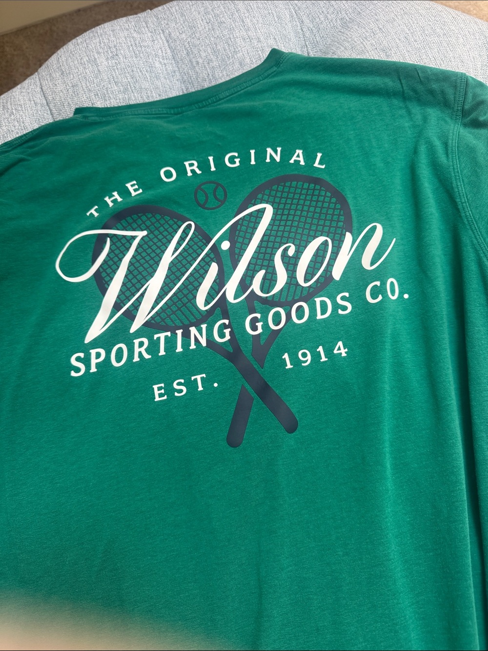Wilson Green Short-Sleeve Logo Tee - Picture 2 of 3